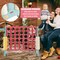 Kids 3-in-1 Game Set Connect 4 Toss Basketball Indoor Outdoor Fun